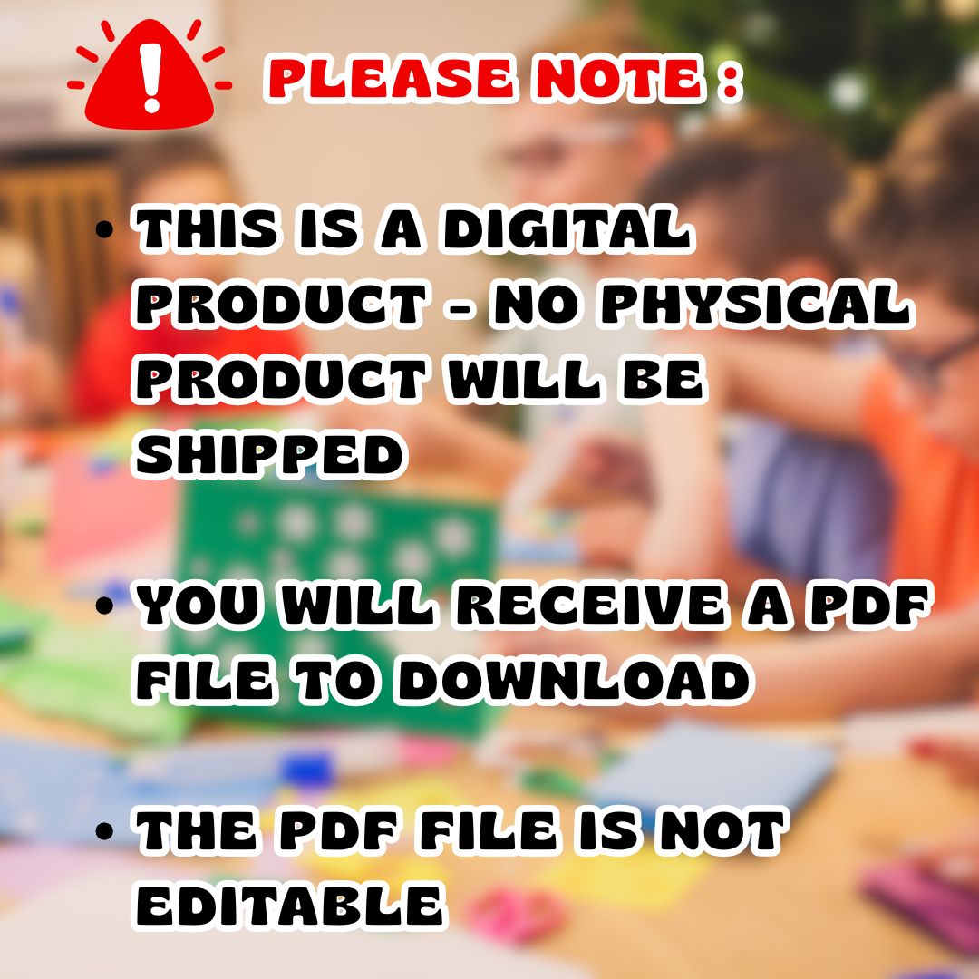 Kids Christmas Activity Bundle | Preschool Worksheets | Fun & Educational Printable Pages for Toddlers