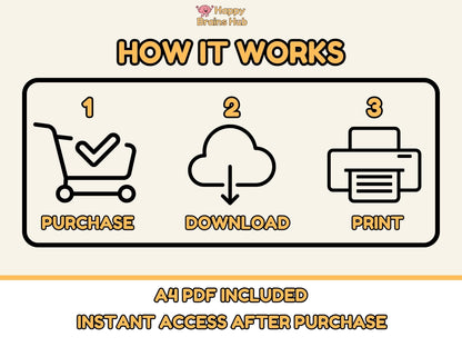 Alphabet Worksheets for Kids | Preschool Activity Book | ABC Tracing, Matching & Coloring | 60 Pages Printable