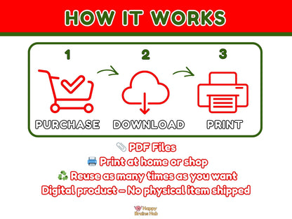 Christmas Activity Bundle for Kids – 4 in 1 Printable Worksheets