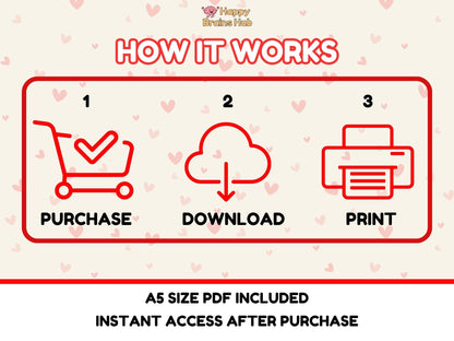 Valentine's Day Handprint Card Printable | Kids Keepsake