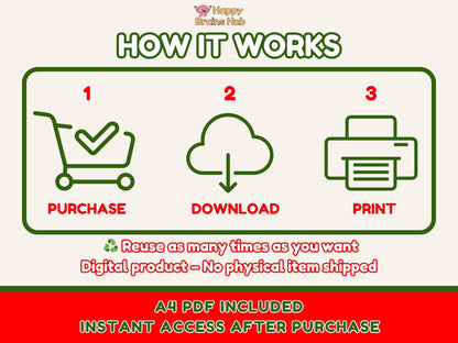 Printable Christmas Baubles to Color – Kids Craft