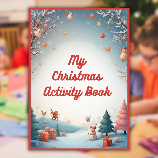 Kids Christmas Activity Bundle | Preschool Worksheets | Fun & Educational Printable Pages for Toddlers