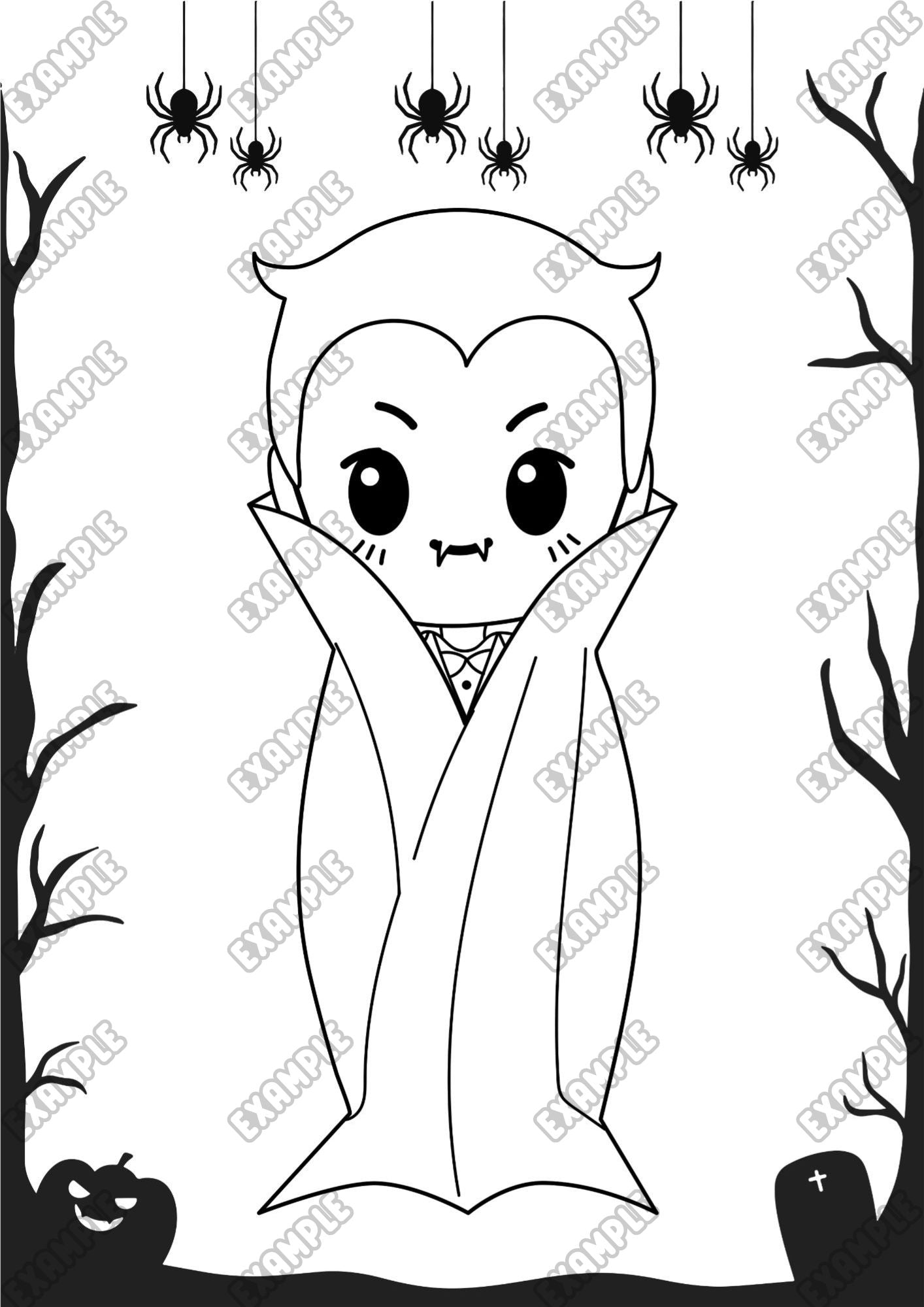 Halloween Coloring Book - HappyBrains Hub