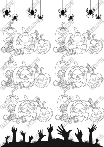 Halloween Coloring Book - HappyBrains Hub